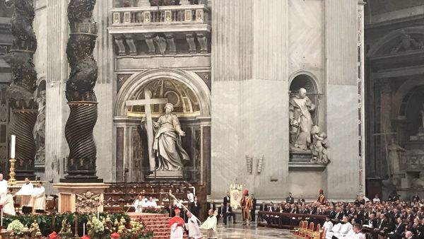 Archbishop of Karachi Joseph Coutts made Cardinal along with 13 others at a ceremony at the Vatican (Twitter)