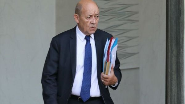 French Foreign Minister Jean-Yves Le Drian will arrive in Tehran to hold talks with senior Iranian officials (AFP/File Photo)