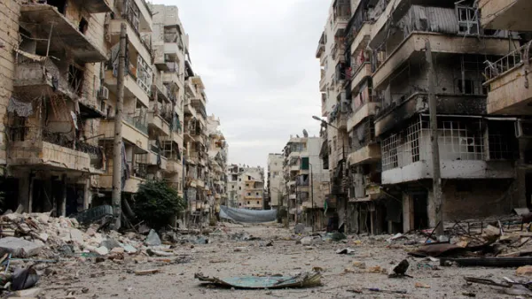 Aleppo in Northern Syria has been the scene of fierce fighting in recent months between anti-Assad rebels and the Syrian Regime.
