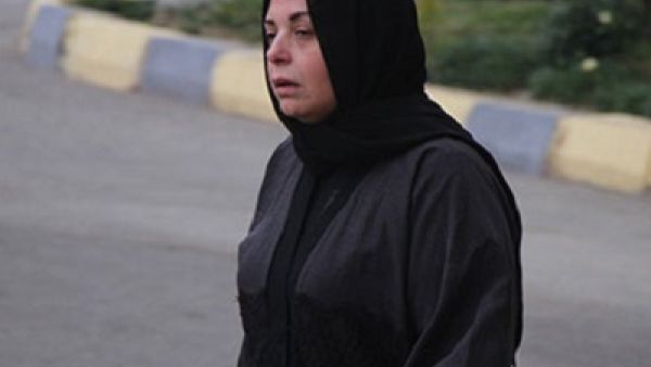 صابرين تودع والدها 