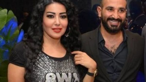 شاهد الصور الاولى من حفل زفاف سمية الخشاب و أحمد سعد