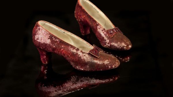 FBI recovered a pair of ruby slippers worn in the 1939 film The Wizard of Oz. (AFP/ File)