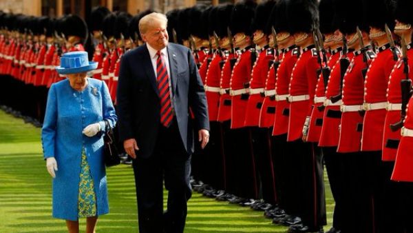 Prince Charles 'snubs' Donald Trump by failing to turn up during Windsor Castle visit with the Queen  (Twitter)