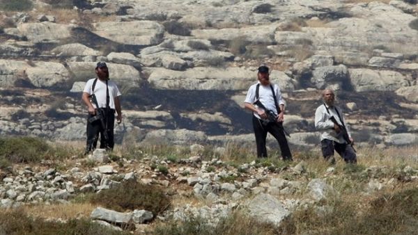 Settlers have also been known to steal crops, damage and burn trees and other plants, and attack places of worship in the area, in an attempt to intimidate Palestinian villagers and farmers from using their land (AFP/File)