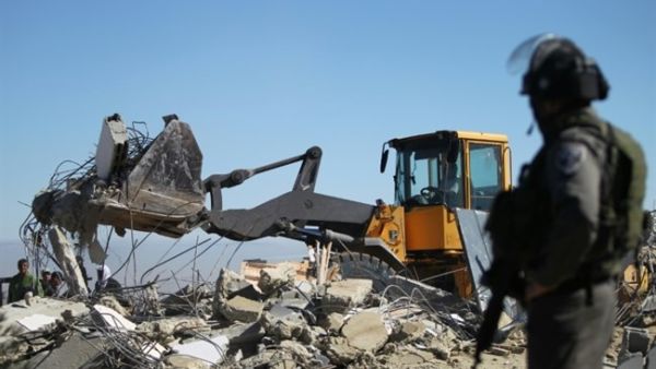 Israeli forces allegedly claimed the 100 square-meter house was being constructed with difficult-to-obtain Israeli-issued building permits (AFP/File)