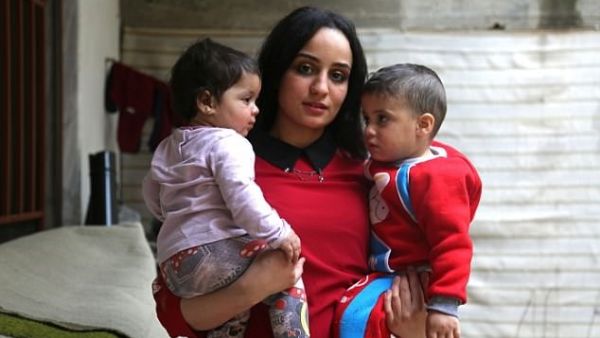 Mitat doesn't want to stay in Oujda as she fears her children will be viewed as the 'cubs of the caliphate' (AFP/File)