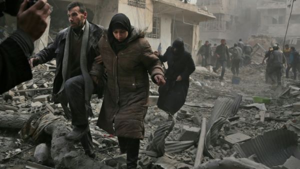 At least 167 civilians were killed on Monday and Tuesday by intensified Syrian regime attacks in Eastern Ghouta as well (AFP/File Photo)