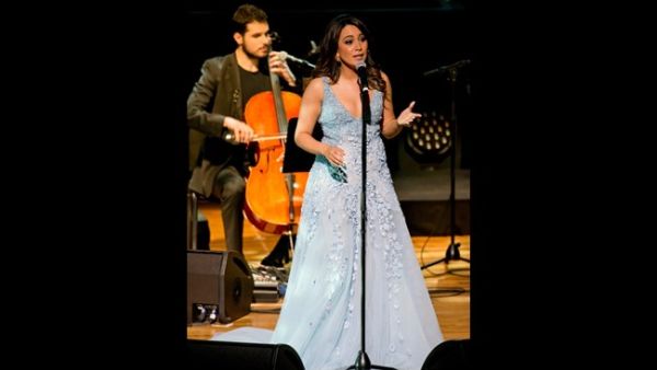 Lebanese singer Mayssa Karaa performs in Abu Dhabi, Thursday, April 2, 2015. (Image: Courtesy of the Abu Dhabi Festival)
