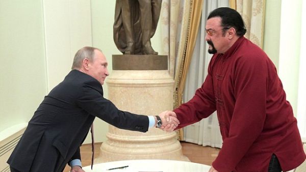 Russia has appointed action movie star Steven Seagal as a special envoy for humanitarian ties with the United States (AFP)