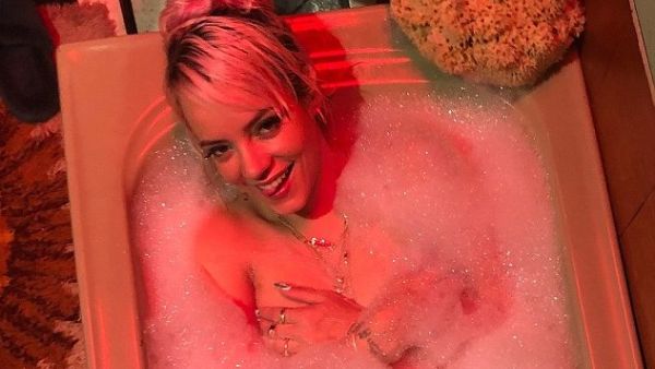 'There was something a bit sensual about it' Lily caused shockwaves just a few days ago when she admitted in a candid Instagram post that she slept with female escorts while on tour (Instagram)