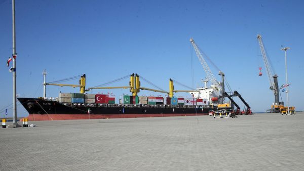 Al-Hudeidah Seaport on Yemen’s western coast (AFP/File Photo)	