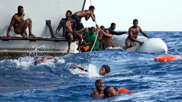 Nearly 420,000 migrants from 38 nationalities are trapped in Libya as about 120,000 individuals arrived in Europe this year (AFP/File)