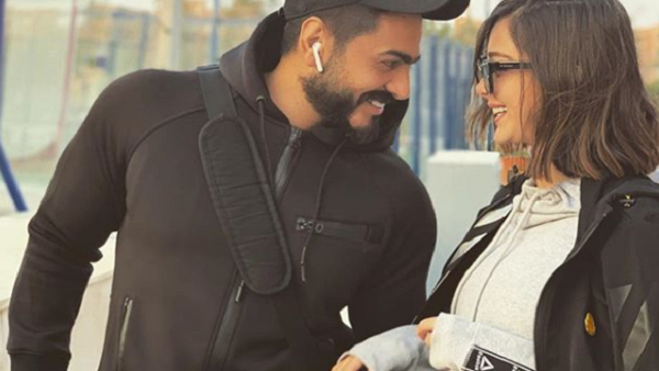 بسمة بوسيل و تامر حسني 