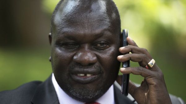 South Sudan rebel leader Riek Machar (AFP/File Photo)	
