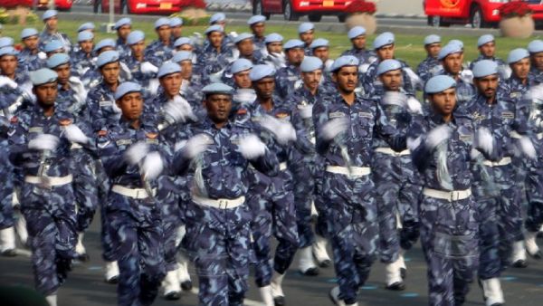 Scene from the Qatari army in military exercises (AFP/File Photo)	