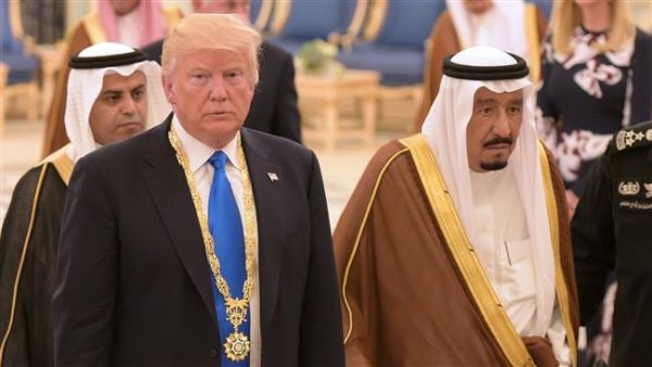 U.S. President Donald Trump and Saudi Monarch King Salman (AFP/File)