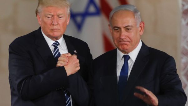 U.S. President Donald Trump (left) and Israeli Prime Minister Benjamin Netanyahu (right) (AFP/File Photo)