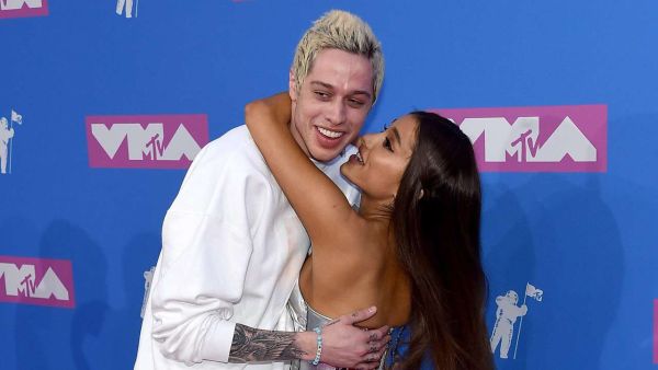 Ariana Grande and Pete Davidson. (AFP) Ariana Grande and Pete Davidson. (AFP)