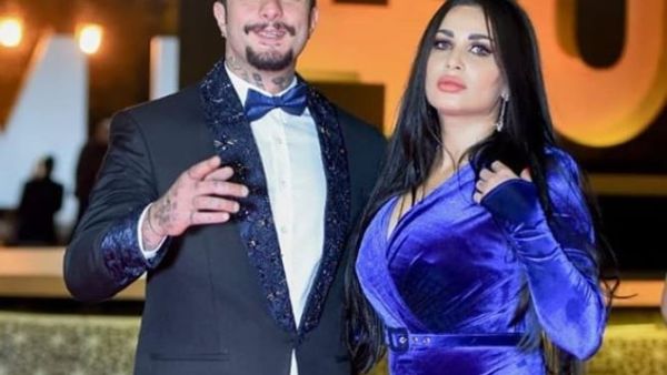 أحمد الفيشاوي وزوجته ندى الكامل