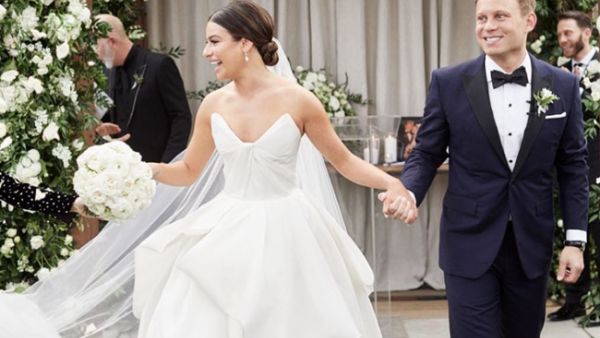 The Couple began dating in 2017  (Source: leamichele / Instagram )