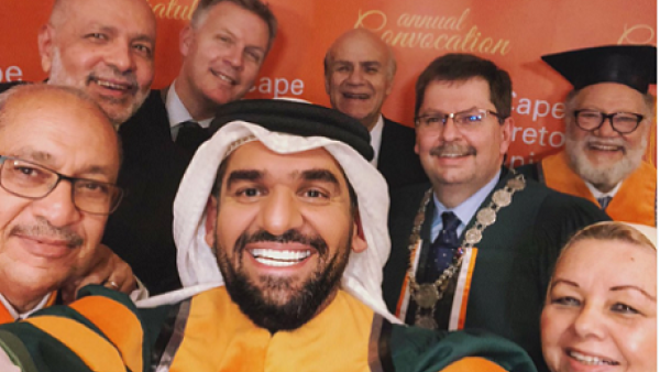 الدكتوراه الفخرية لحسين الجسمي