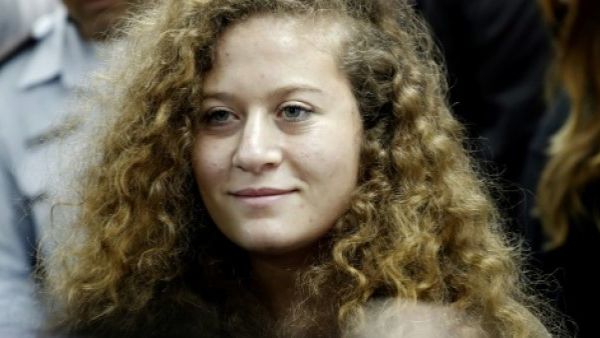 Palestinian Ahed Tamimi, a well-known campaigner against Israel's occupation (AFP/File Photo)	