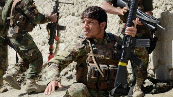 Afghanistan security forces hold a position against Taliban militants. (AFP/FIle) Afghanistan security forces hold a position against Taliban militants. (AFP/FIle)