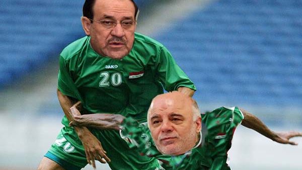 حيدر العبادي ونوري المالكي