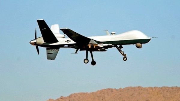The reconnaissance drone crashed in the Yemeni province of Marib. (AFP/File)