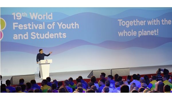 Over 25,000 young people from around the world took part in the festival. 