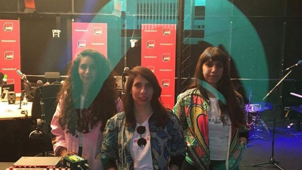 Israeli musicians A-WA after an interview with the radio station France Inter (Instagram/@a_wa_official)
