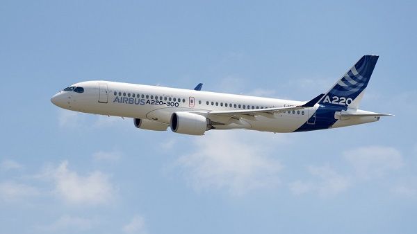 The A220 family comprises two models, the A220-100 and A220-300. The A220 family comprises two models, the A220-100 and A220-300.