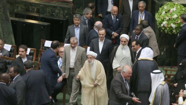 Iran’s parliament approved a tweaked draft law against funding terrorism  (Twitter)