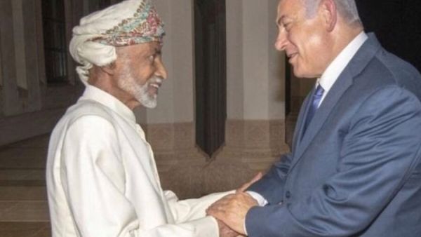 Netanyahu met the Sultan of Oman (Twitter)