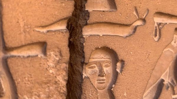 Incredible detail in these hieroglyphs in Saqqara (Twitter)