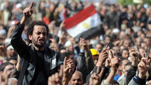 Egypt uprising anniversary (Twitter)