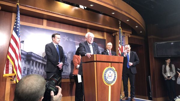 Sen Sanders reintroducing (with House and Senate colleagues) legislation to end the US involvement in the war in Yemen (Twitter)