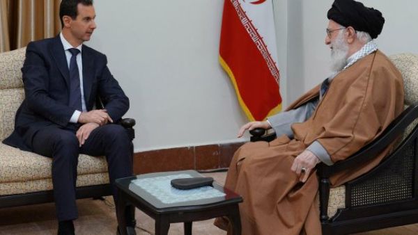 Syrian President Bashar al-Assad met Iran's supreme leader Ayatollah Ali Khamenei  (Twitter)