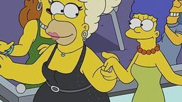 Homer the drag queen (Twitter)