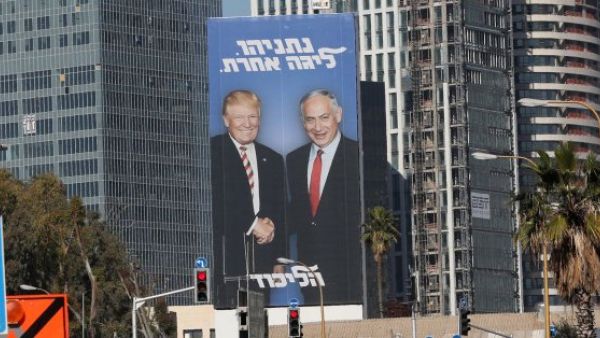 Trump takes to Instagram to endorse Netanyahu campaign billboard (Twitter)