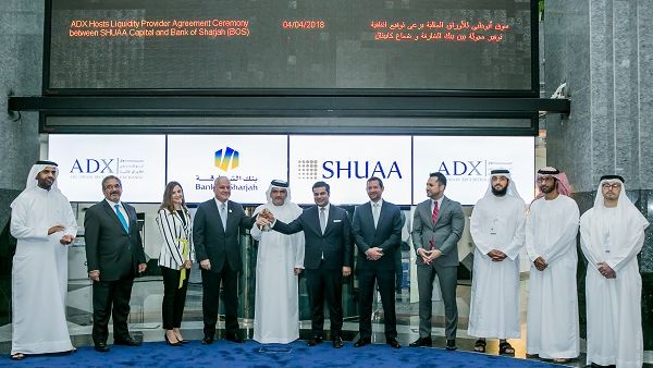 The Exchange hosted senior representatives to officially mark the commencement of Liquidity Provision services for Bank of Sharjah shares on the exchange by SHUAA Capital. 
