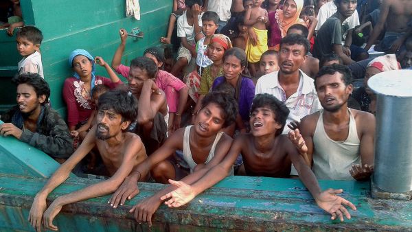 Myanmar is committing crimes against humanity against the country’s Rohingya Muslim community, according to Human Rights Watch. (AFP)