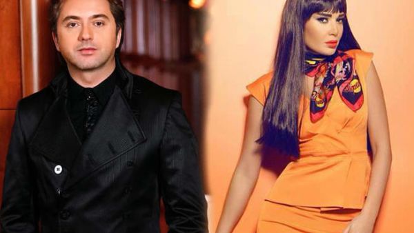 Marwan Khoury records song for Cyrine Abdel Nour's TV show (Image: Facebook)
