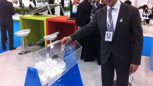 Ragheb Alama figures out the wonders of recycling.