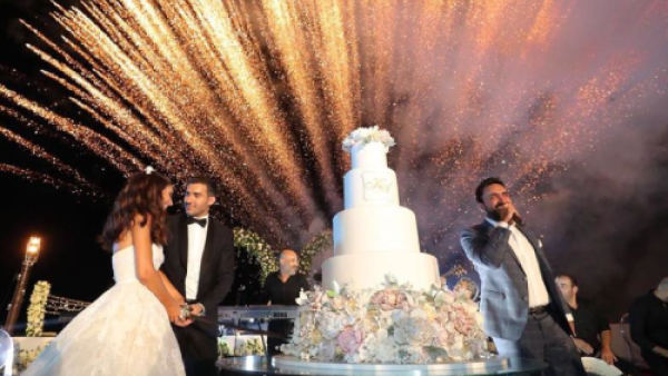  حفل زفاف خبيرة التجميل اللبنانية "ألين وطفة" على رجل الأعمال خالد المولى