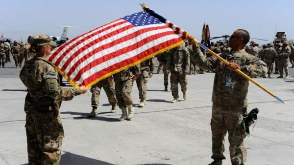 US soldiers at a military base near Herat, western Afghanistan, in August 2014. (AFP/File) US soldiers at a military base near Herat, western Afghanistan, in August 2014. (AFP/File)