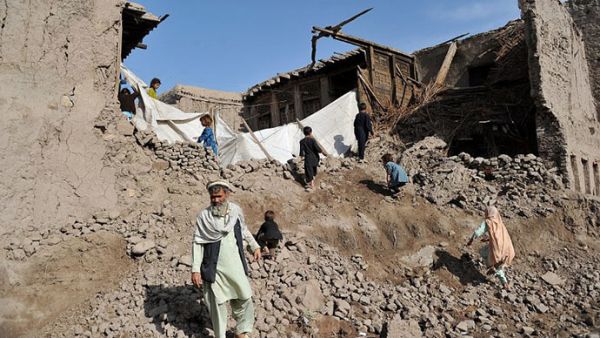 More than 70 per cent of Afghans have no regular access to electricity. Charbagh village in Nangarhar province, Afghanistan. (AFP/Noorullah Shirzada)