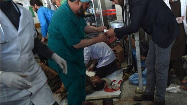 Afghan medical staff treat men and women wounded after a car bomb exploded in Kabul. (AFP/ File Photo)