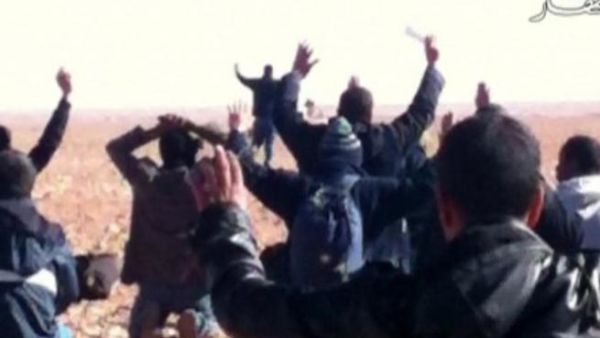 رهائن اجانب يستسلمون للخاطفين/صورة عن تلفزيون النهار/أ.ف.ب