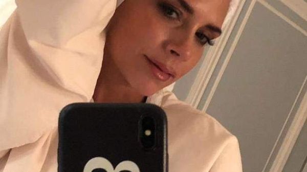 Victoria Beckham, as the mum of four shared some candid Instagram selfies from her plush bathroom (Instagram)